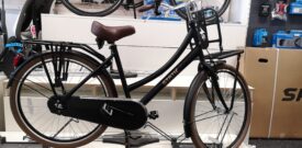 Static Cargo meisjesfiets 26 inch transportfiets 24 inch mat-zwart