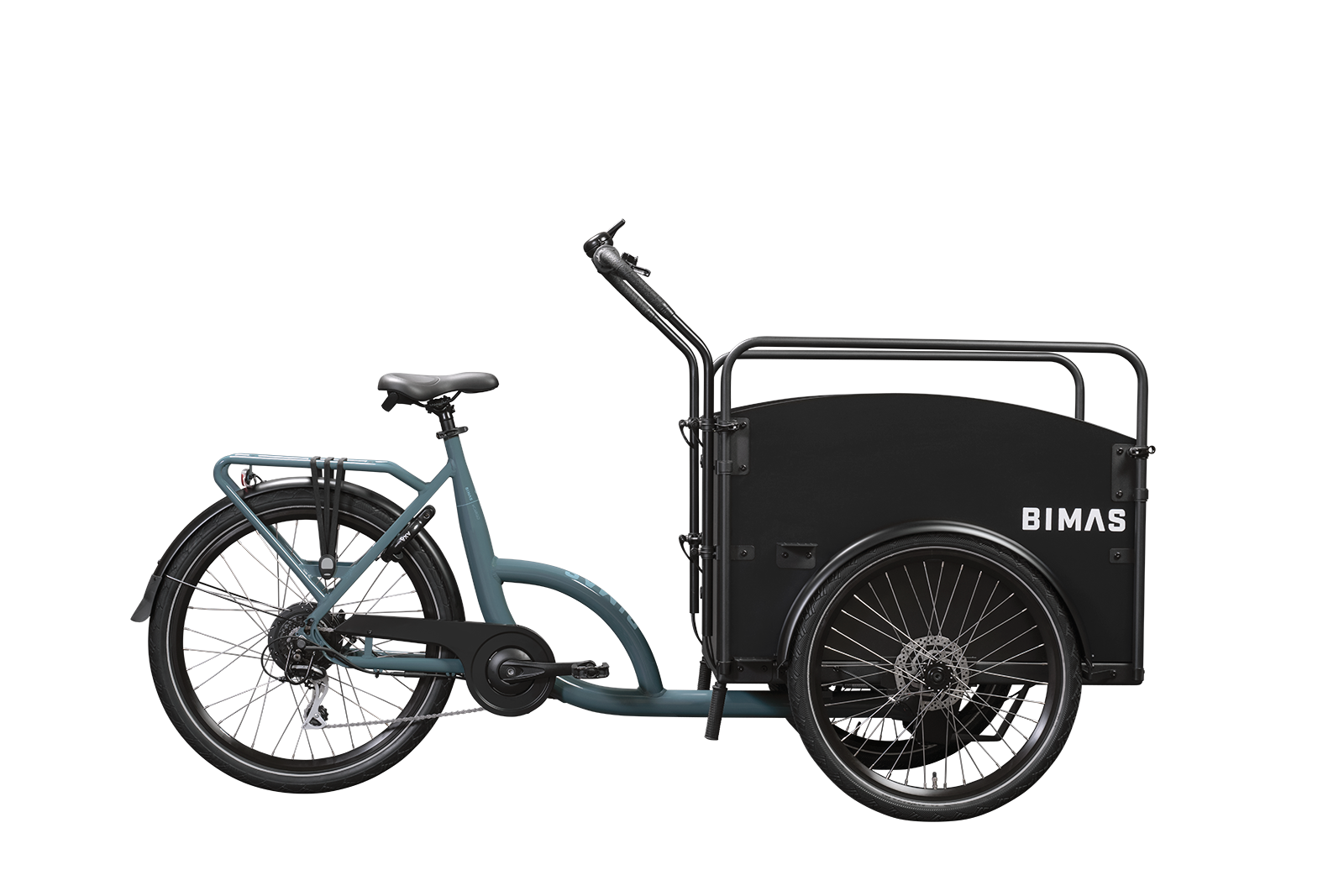 Bimas ECargo Economy 3.3 Bakfiets Bafang Blur Grey Gloss