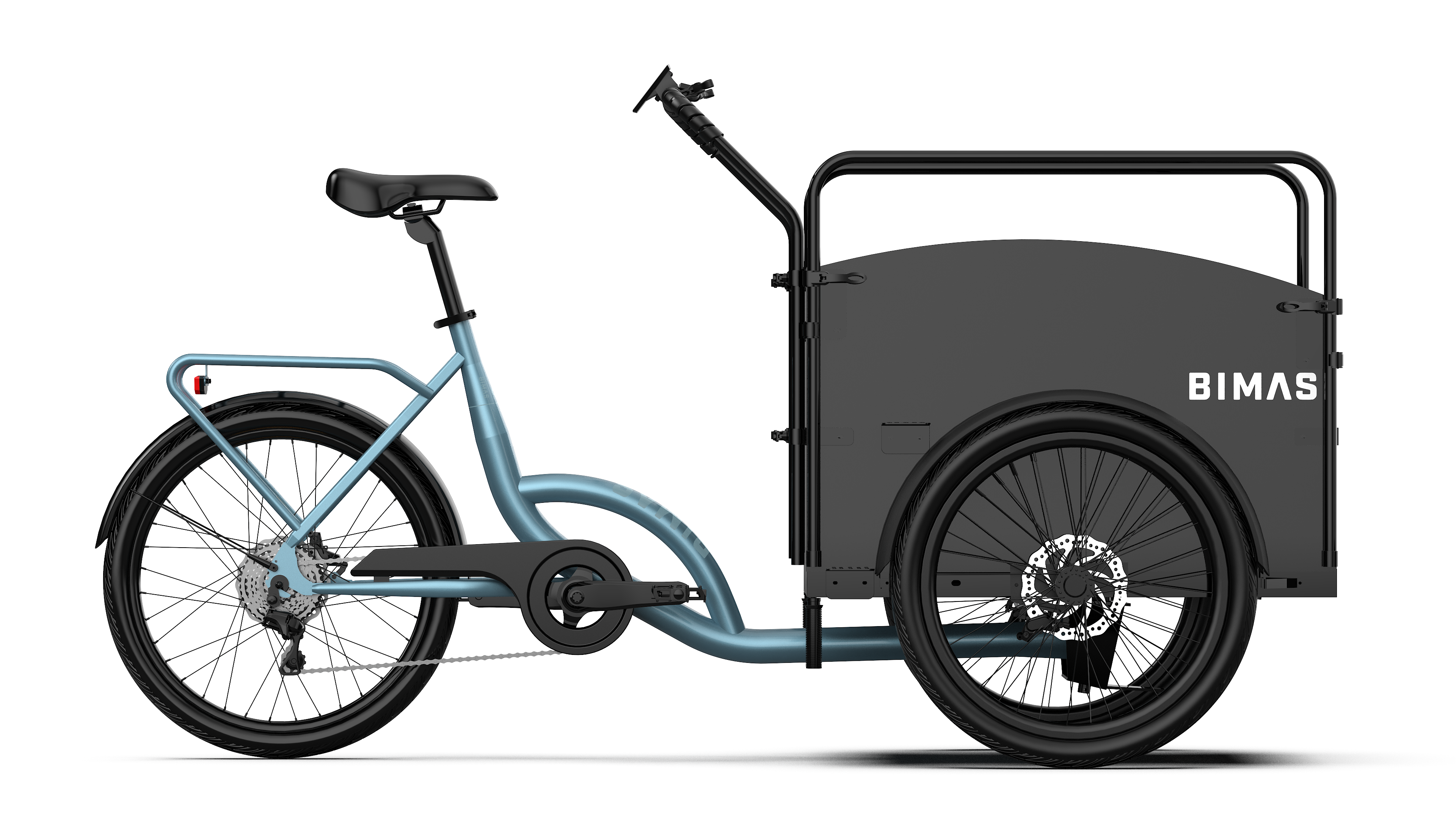 Bimas eCargo 3.3 Economy Elektrische Bakfiets 2026 Blue-Grey-Gloss